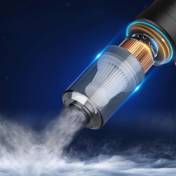 Portable High Power | USB Rechargeable Powerful Wireless Handheld Car Vacuum Cleaner with 2 in 1 Mop