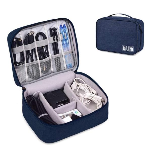 Electronics Accessories Organizer Bag Universal Carry Travel Gadget for Cables 