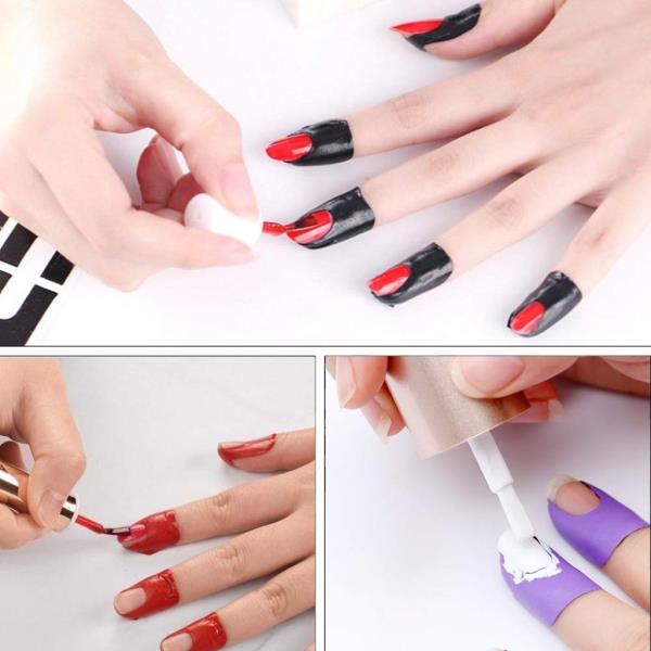  New U Shape Nail Polish Protector for Fingers