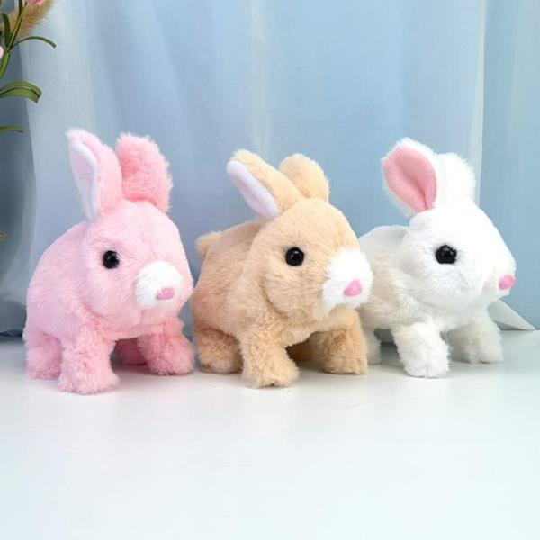 Walking, Talking Rabbit Toy, Stuffed Animal Interactive