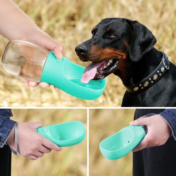 Shop Stoppers Pet Water Dispenser Feeder Container Leak Proof with Drinking Cup Bowl Dog Water Dispe