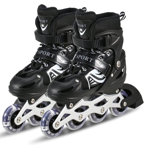 Inline Skating Blue Black Gym Accessories