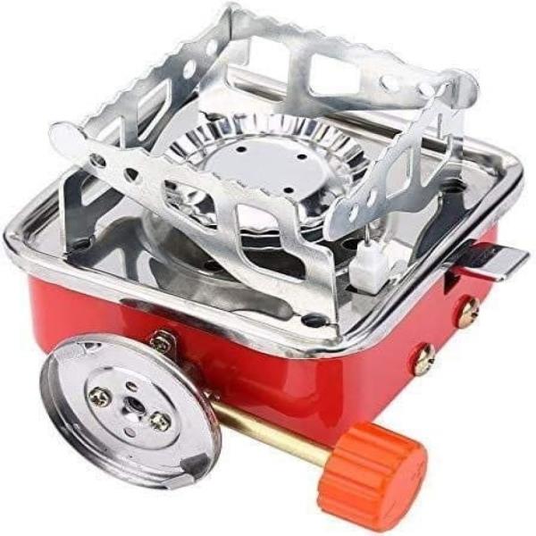Portable Gas Stove | Folding Cylinder Gas Burner For Outdoor Camping, Travelling Stainless Steel Man