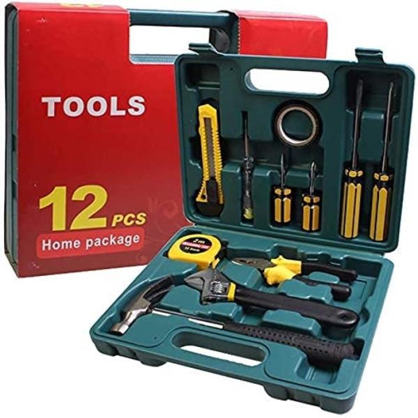 Gney Hardware Repair Toolbox Multi-function Car Kit Metal Screwdriver Set Home Repair Power & Hand T