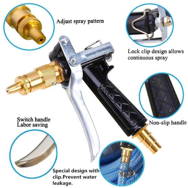 Metal Trigger Brass Nozzle Water Spray Gun Spray Gun