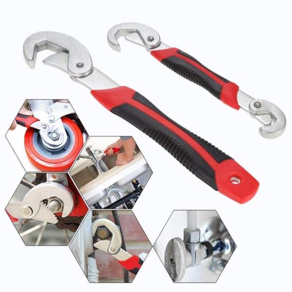 Adjustable Snap and Grip Wrenches Adjustable Snap and Grip Wrenches (9-32mm) - Set of 2 Auto Adjusta