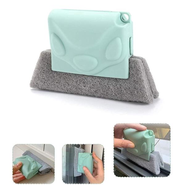 Magic Window Groove Cleaning Brush +2 Window Gap Cleaning Brush free Sponge Wet and Dry Brush