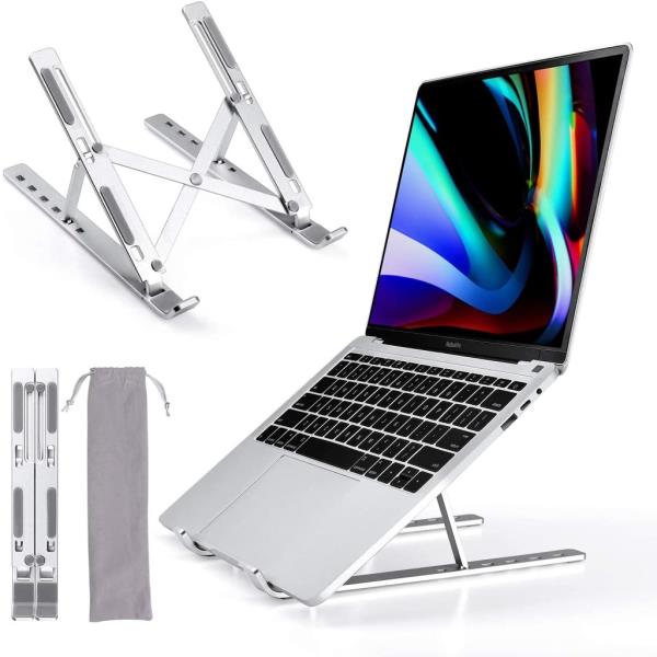 Aluminum Alloy Adjustable, Portable, Foldable, Ergonomic, Tablet Laptop Stand_01 Laptop Stand