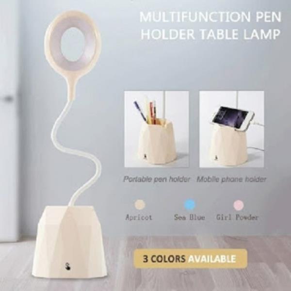  Rechargeable Desk Lamp With Organiser, Phone Holder, Night Light Study Lamp 