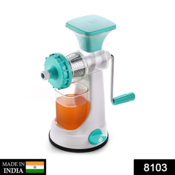 GANESH KITCHENWARE PLASTIC HAND JUICER NEW SMART FRUIT & VEGETABLE MULTIPURPOSE JUICER (COLOR:RANDOM