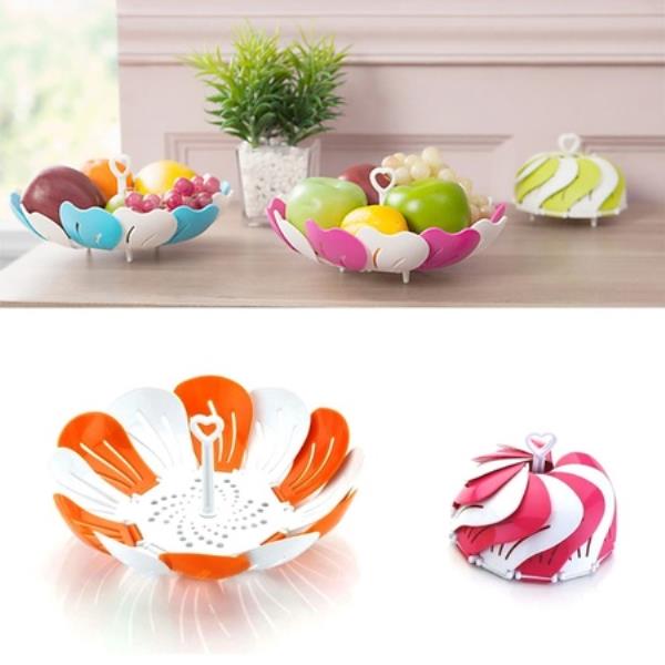 FOLDING FRUIT BASKET | FOLDABLE BASKET | FRUIT BUCKET |BASKET WITH HANGING STAND | FRUIT AND VEGETAB