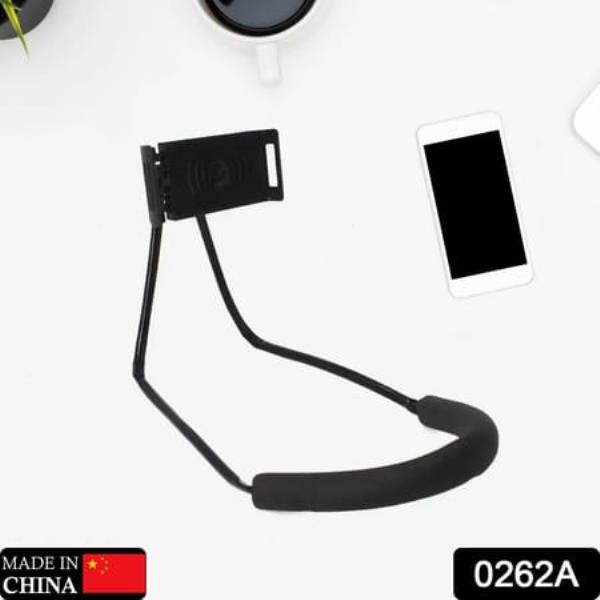 MULTI FUNCTIONAL FLEXIBLE LONG ARMS STAND HANGING ON NECK UNIVERSAL MOBILE PHONE STAND LOUNGER'S BRA