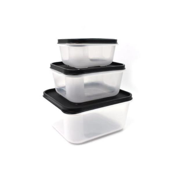 3 PC SQUARE CONTAINER USED BY VARIOUS TYPES OF PEOPLES FOR STORING THEIR TYPES OF STUFFS AND ALL PUR