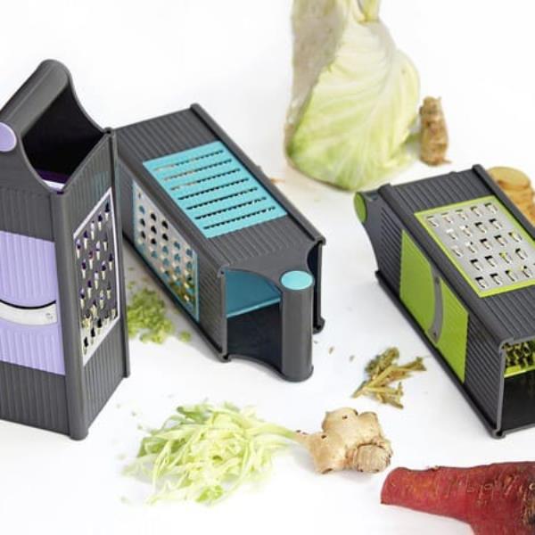 4 IN 1 PLASTIC VEGETABLE AND FRUIT GRATER AND SLICER FOR KITCHEN
