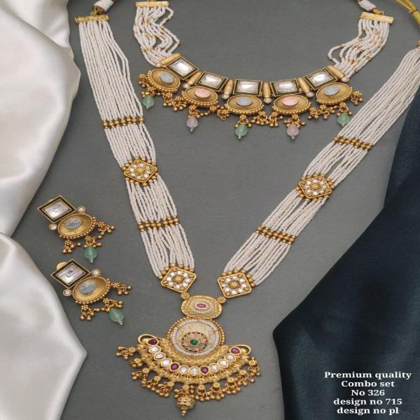 BYN, Copper Gold-plated Gold Jewel Set  (Pack of 4)
