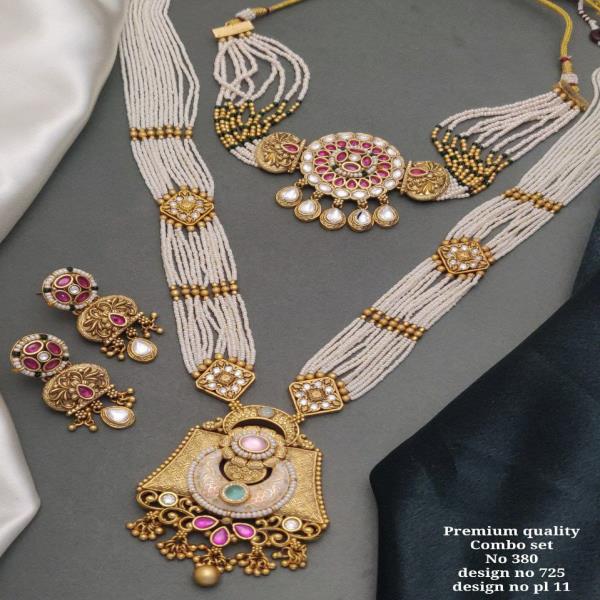 Copper Gold-plated Gold Jewel Set  (Pack of 4)