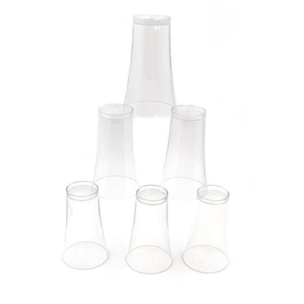 DRINKING GLASS JUICE GLASS WATER GLASS SET OF 6 TRANSPARENT GLASS