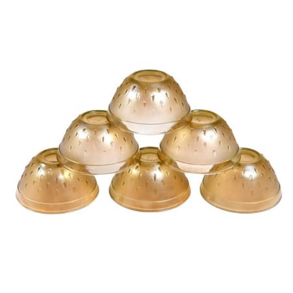 BOWL SET 6PC CROCKERY STORE GLASS BOWLS SET SERVING DRY-FRUITS, SWEETS, CANDY ( 6 PCS )