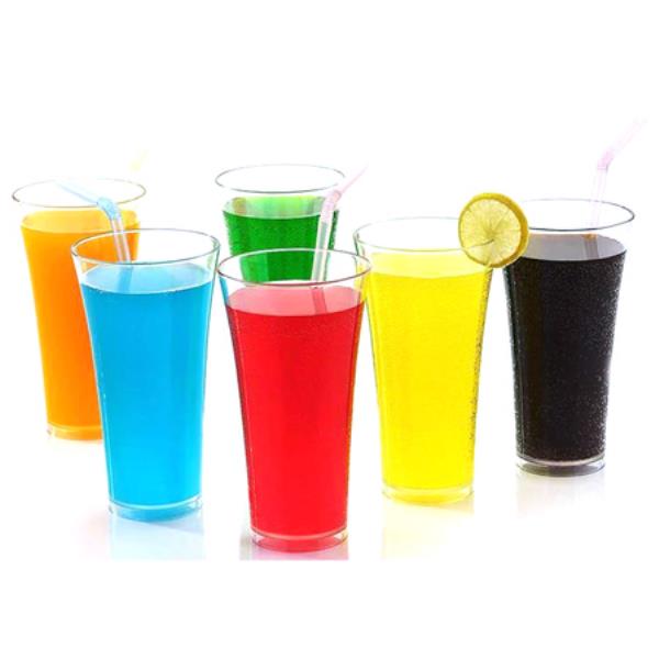 DRINKING GLASSES FOR WATER JUICE FOR DINING TABLE HOME KITCHEN PARTY RESTAURANT 200 ML