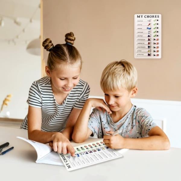 PORTABLE MY CHORES HOME NOTE BOARD MANAGEMENT PLANNING MEMO BOARDS REMINDING TIME. (SIZE :- 20X12CM)