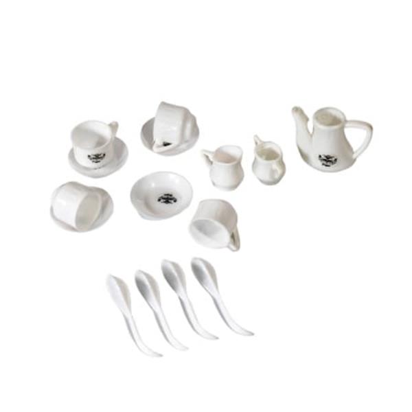 TICKLES TEA TOY SET | COFFEE KITCHEN PLASTIC SET TOY FOR KIDS, BOYS & GIRLS (15PCS)