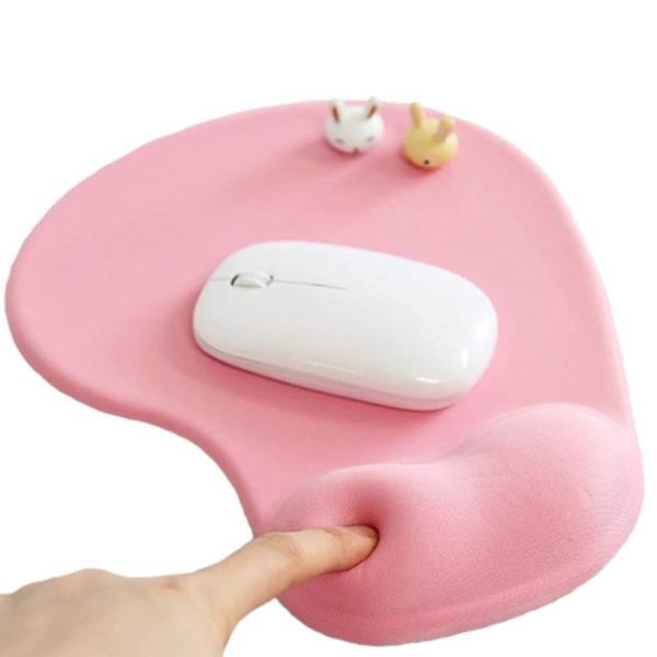 COMFORTABLE SILICONE MOUSE PAD WITH JEL MOUSE PAD FOR ALL TYPE MULTIUSE MOUSE PAD ( MIX COLOR )