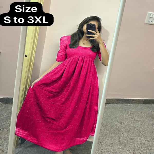 FABRICS DETAIL GOWN :-Faar Blooming Georgette
