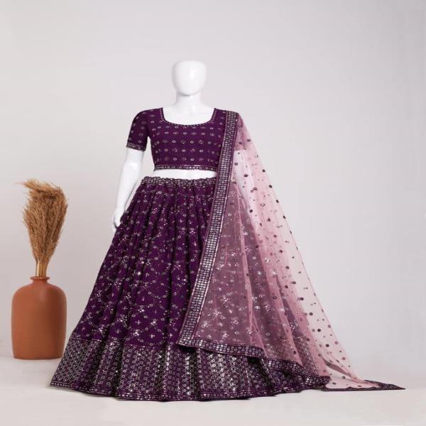 Embroidery and Sequins Heavy Georgette