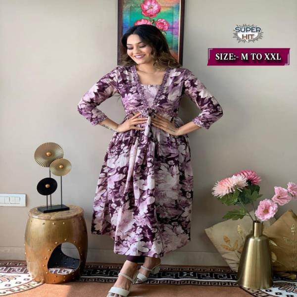 Beautiful Aliya Cut Suit Set 
