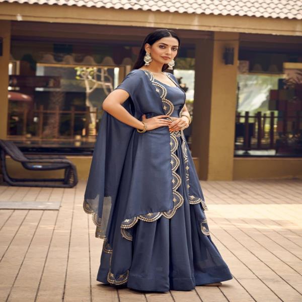 LD11 1234 Fab :   Vichitra Silk 