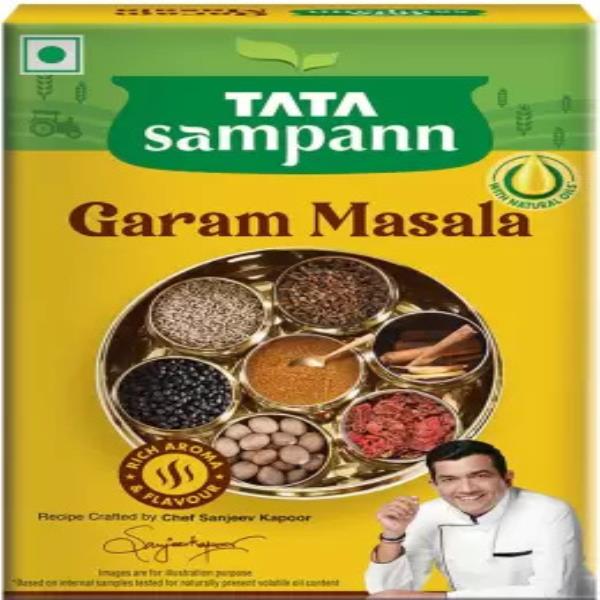 Tata Sampann Garam Masala with Natural Oils, Crafted by Chef Sanjeev Kapoor  (100 g)