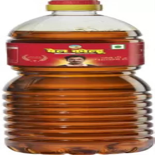 Bail Kolhu Refined Mustard Oil Plastic Bottle  (1 L)