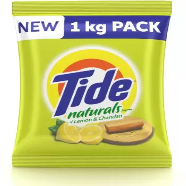 Tide Naturals Lemon & Chandan Detergent Powder 1 kg  (Lemon & Chandan)