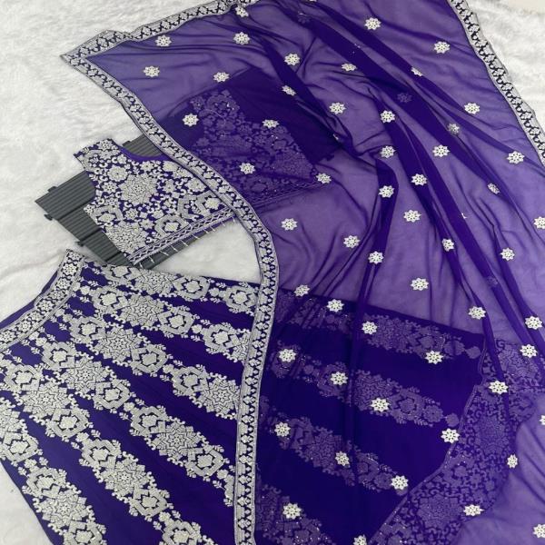 RRV8022 New Super hit Marriage Function Embroidery work  Lehengha choli