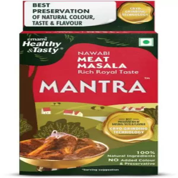 Emami Healthy and Tasty Mantra Nawabi Meat Masala, No Added Colour & Preservatives  (100 g