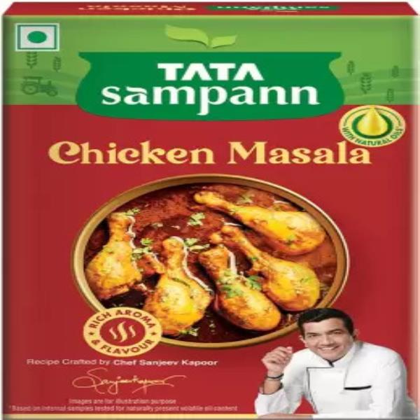 Tata Sampann Chicken Masala with Natural Oils, Crafted by Chef Sanjeev Kapoor  (100 g)