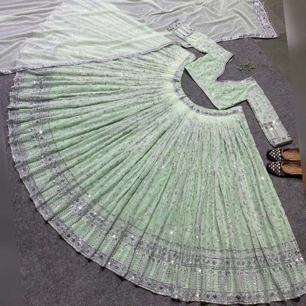 RNF 1054 Faux Georgette (Canvas Patta)