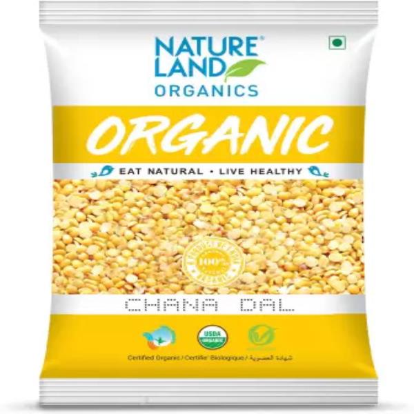 Natureland Organics Chana Dal (Split)  (1 kg)