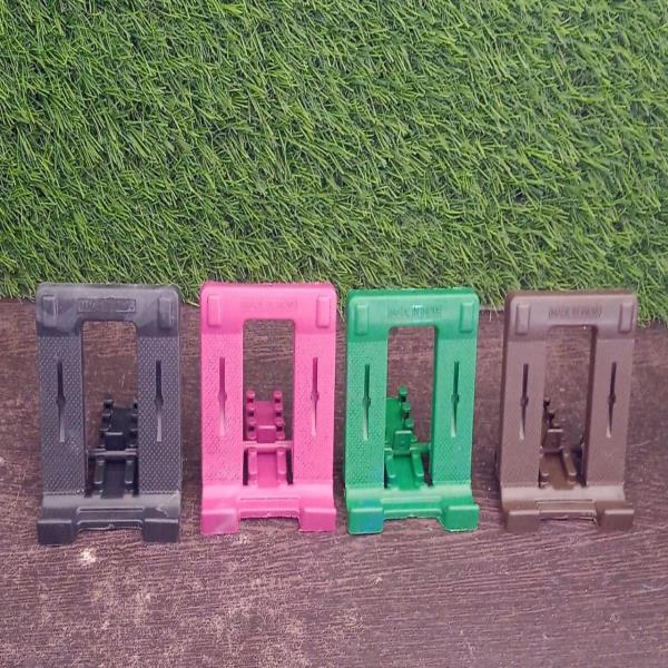 Techfab Mobile Stand Holder (Pack of 2) Multicolor Big Size Universal Adjustable 4 Steps Fold-able f