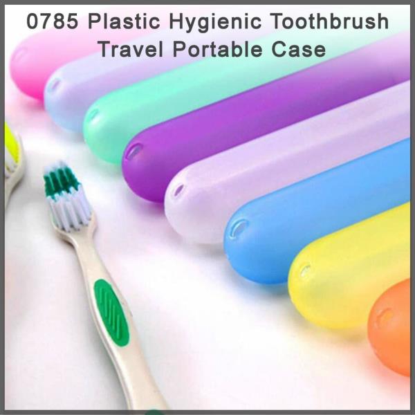 FIMTOWN Capsule Shape Travel Toothbrush Holder Cover Case Portable Storage Box Plastic Toothbrush Ho