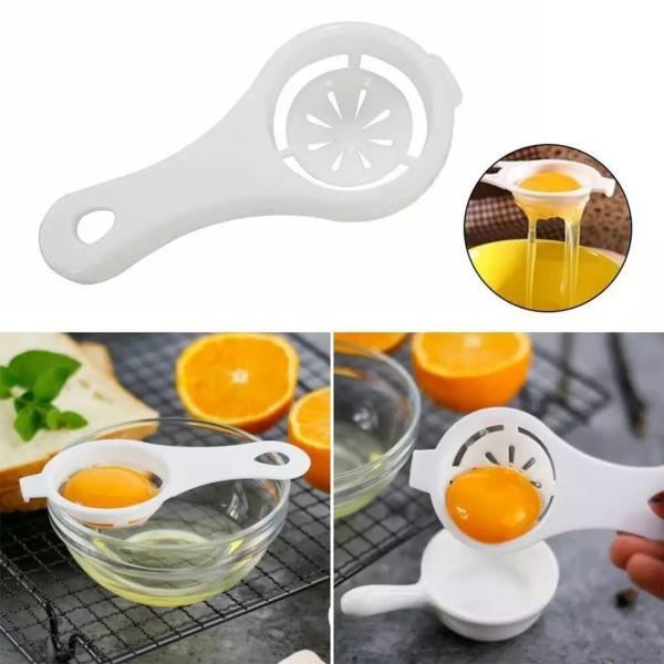 HUNCHA Egg Separator, Yolk White Divider Strainer Filter Dishwasher Safe Kitchen Tool Plastic Egg Se