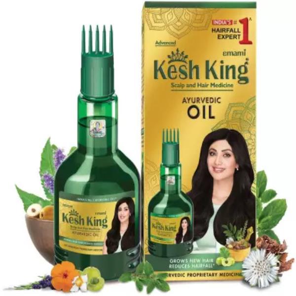 Kesh King Ayurvedic Anti Hairfall|Hair Growth Oil|21 Natural Ingredients Hair Oil (Til Tel)  (200 ml