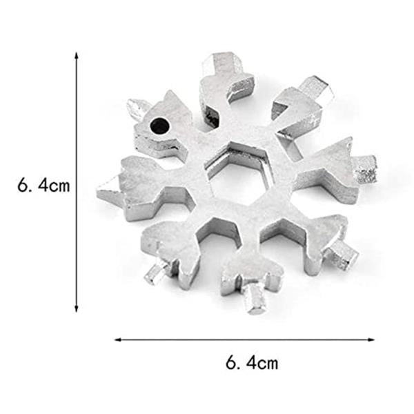 Stainless Steel Snowflake Portable Multi Tool Combination Screwdriver  