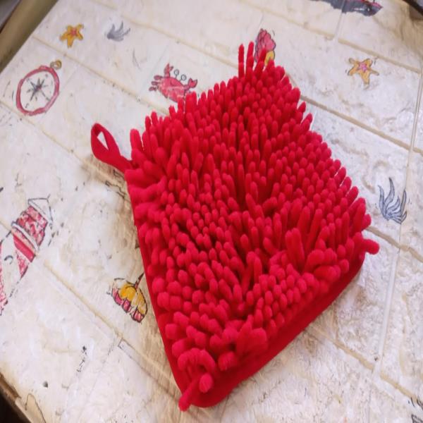 SUPER SOFT CUTE HANGING HAND TOWEL FOR KITCHEN AND BATHROOM | ULTRA ABSORBENT THICK CORAL VELVET HAN
