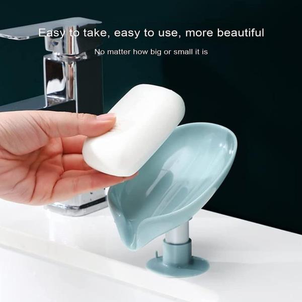 AGHORA TECHNOLOGIES Pack Of 3 ABS Plastic Bar Soap Holder Soap Dishes Sponge Container with Suction 