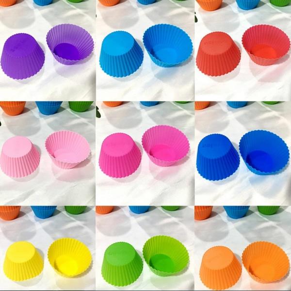 FIMTOWN Silicone Cupcake/Muffin Mould 6