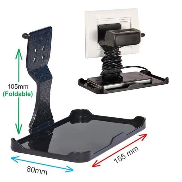 Wall Mounting Mobile Charging Holder for All Smartphone and Powerbank Device Mobile Holde
