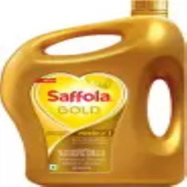 Saffola Gold Refined Cooking Rice Bran & Corn Blended Oil Can  (3 L)