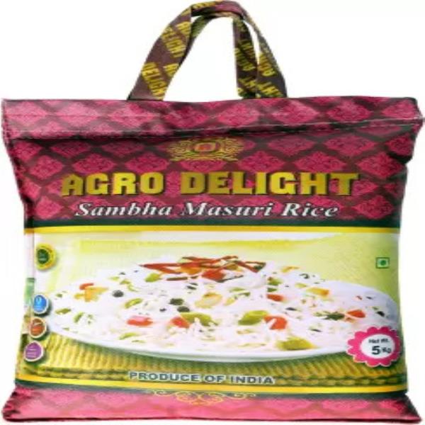 Agro Delight Sambha Sona Masoori Rice  (5 kg)