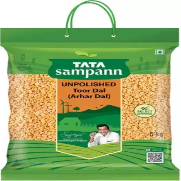 Tata Sampann Toor/Arhar Dal (Split)  (5 kg)